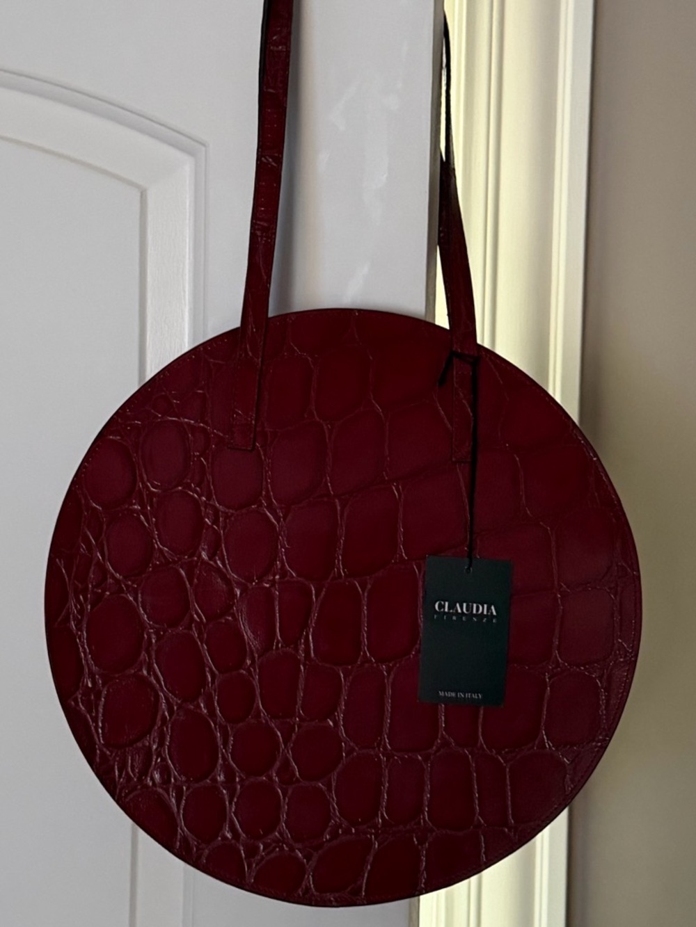 Brand new”Claudia Firenze”ITALY(genuine leather) purse.Size-W-13,5”x13,5inc.💝 - Picture 9 of 10
